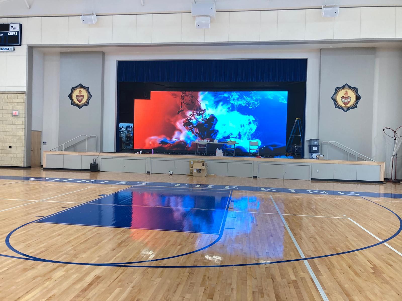 Christ the King — Rolling 30 ft LED Wall — view 3