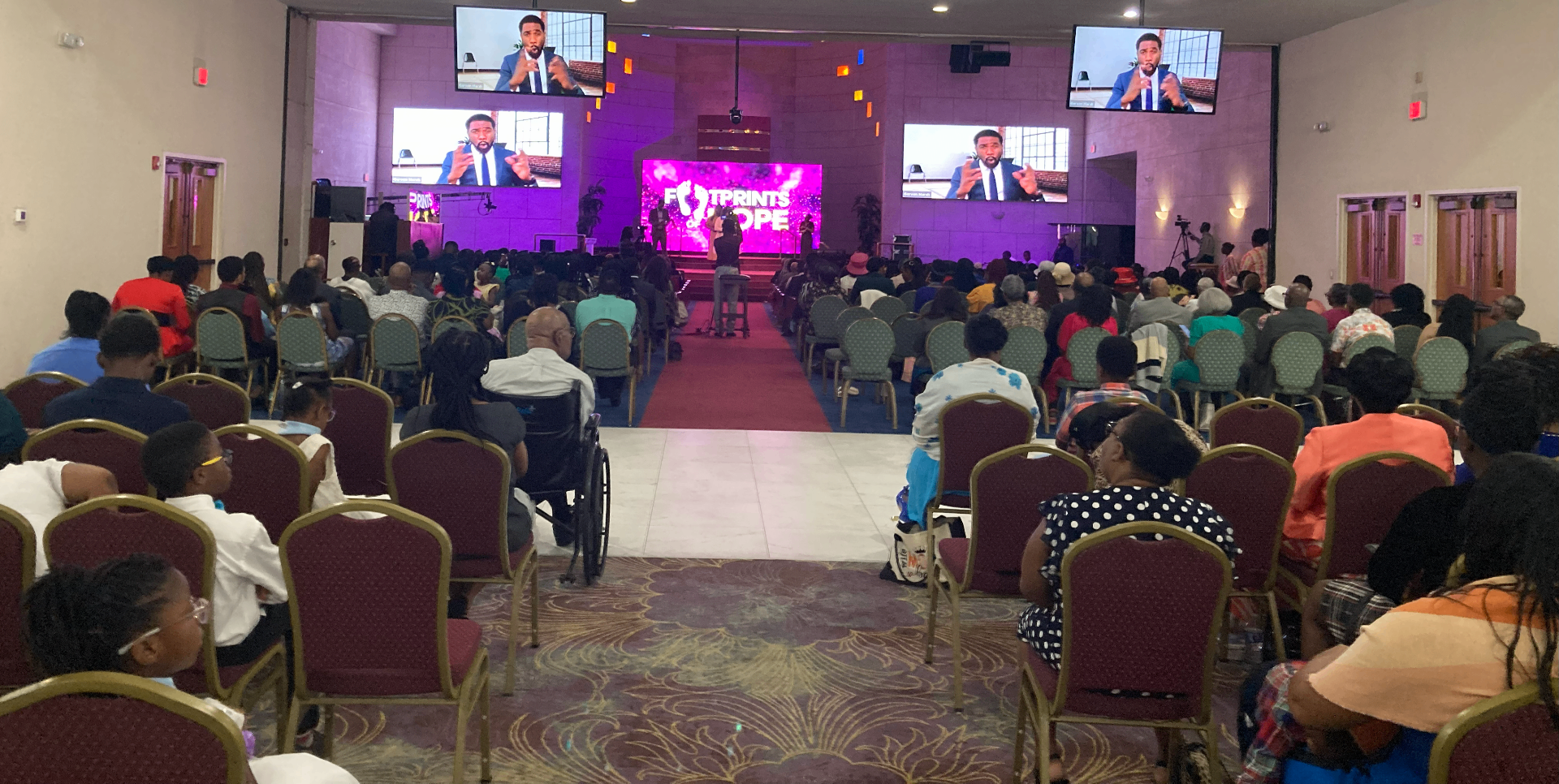 Ambassador SDA — Three-Screen P2.6 Sanctuary