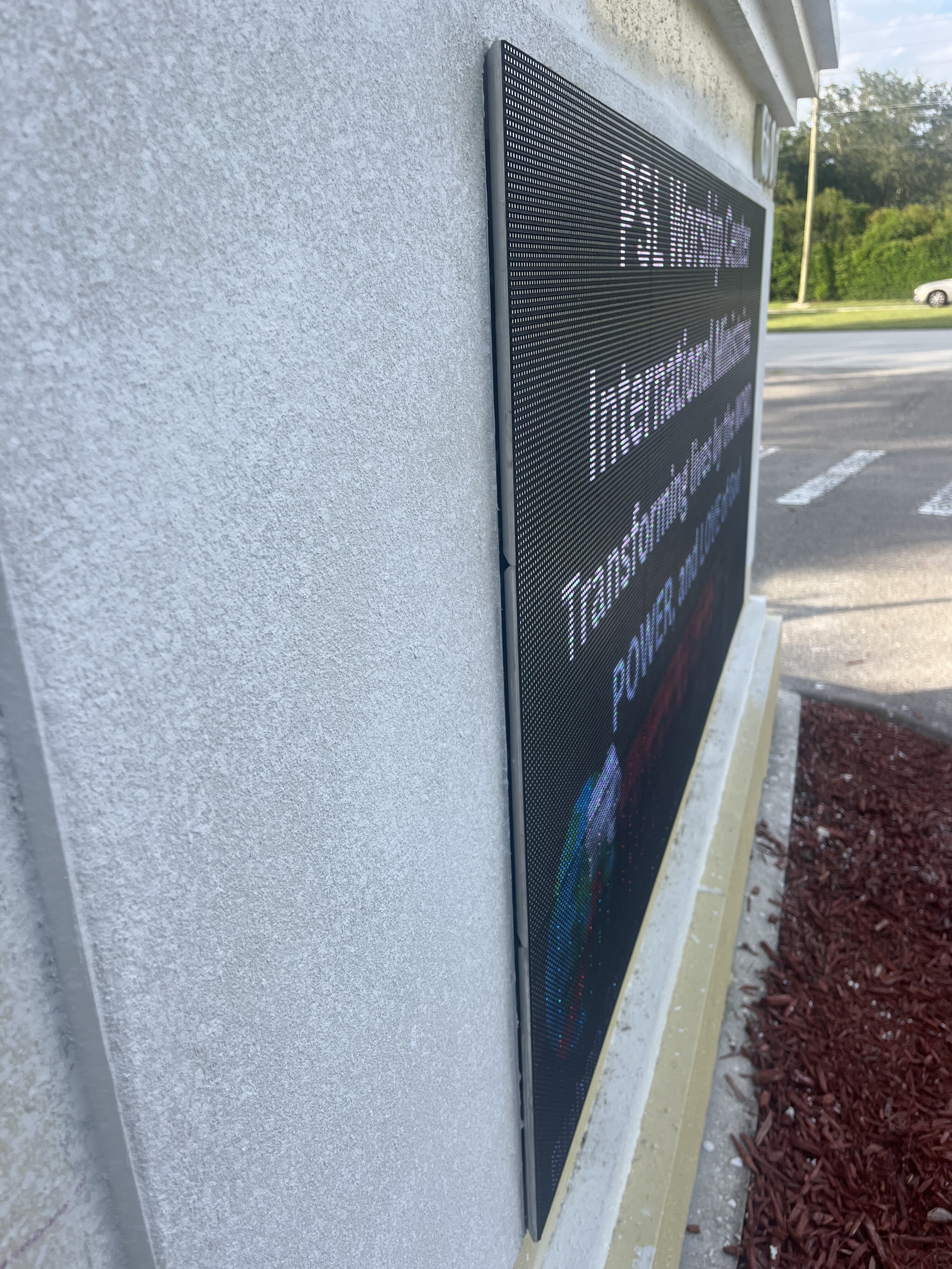 PSL Worship Center — Sanctuary LED Wall, Outdoor Monument Sign & LED Poster — view 5