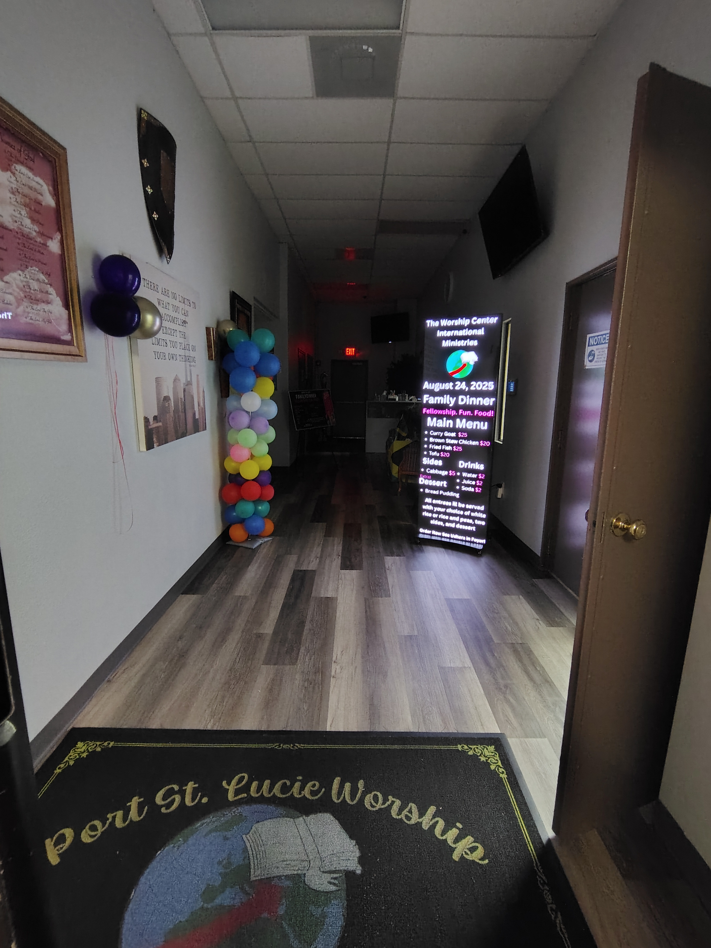 PSL Worship Center — Sanctuary LED Wall, Outdoor Monument Sign & LED Poster — view 6