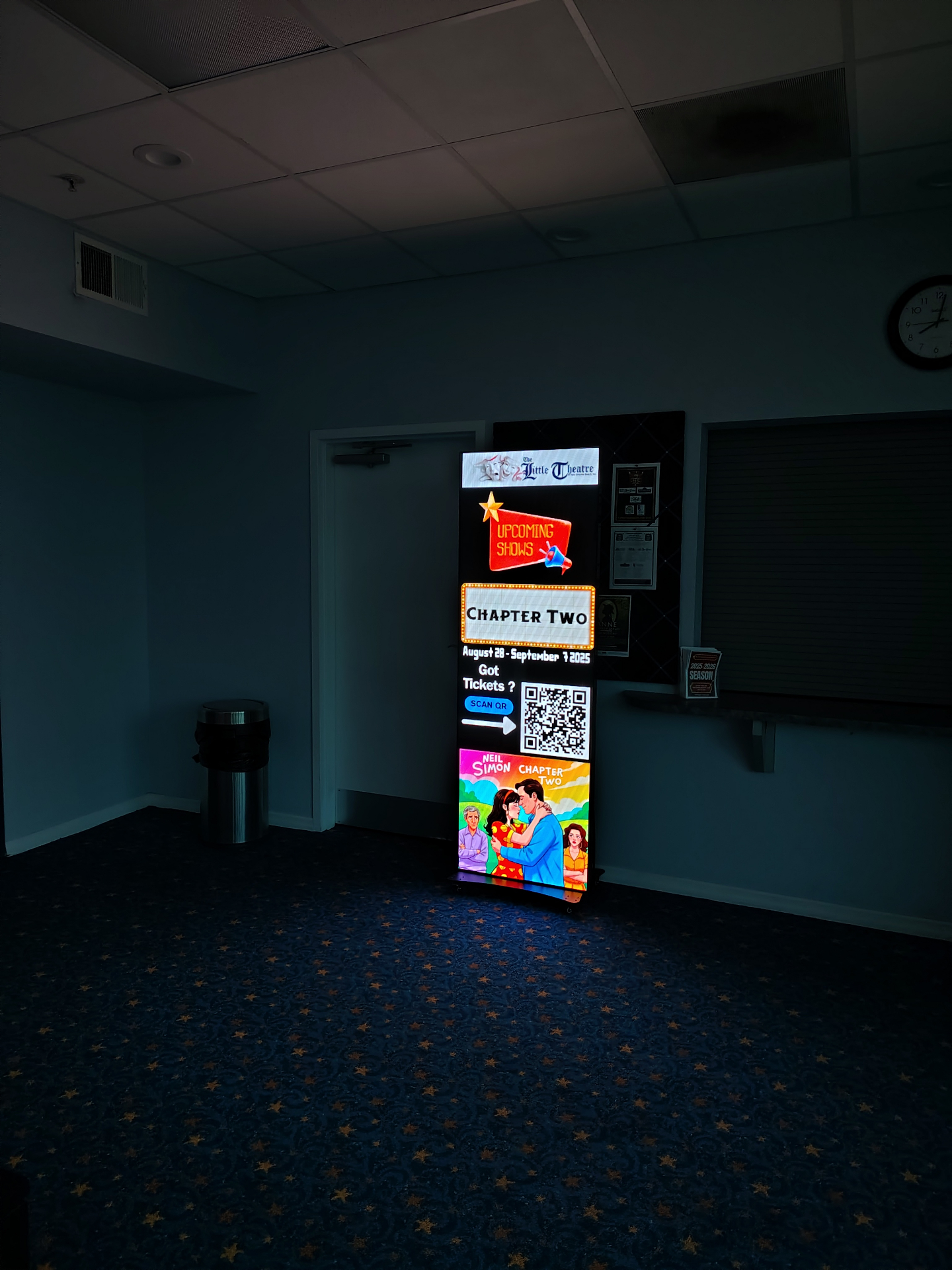 The Little Theatre — 30 ft Installed LED Wall + P1.8 GOB LED Poster — view 8