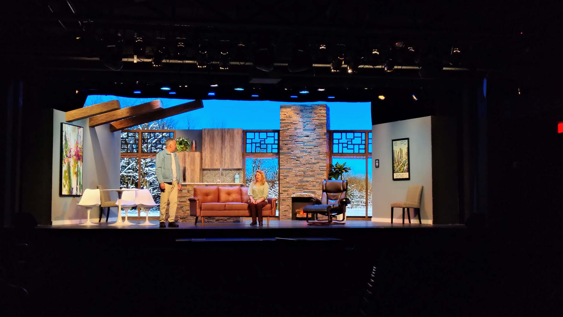 The Little Theatre — 30 ft Installed LED Wall + P1.8 GOB LED Poster — view 2