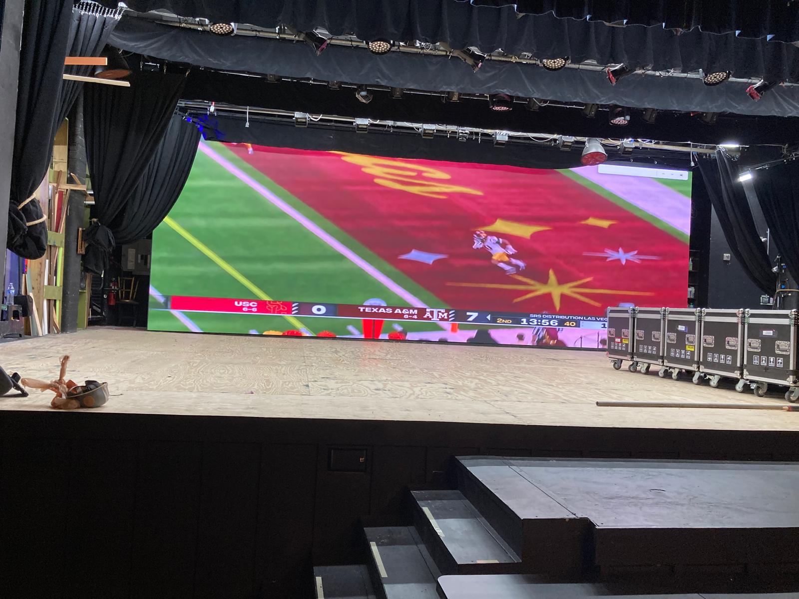 The Little Theatre — 30 ft Installed LED Wall + P1.8 GOB LED Poster